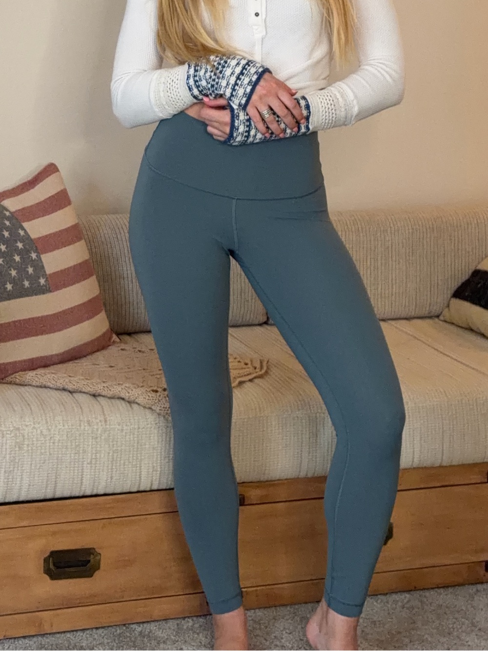 Mystic Green Wunder Under High Rise Tight Leggings